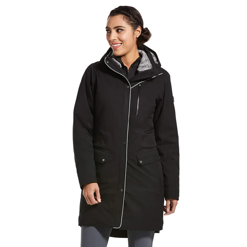 Ariat Women's Tempest Insulated H20 Parka - Black/Grey